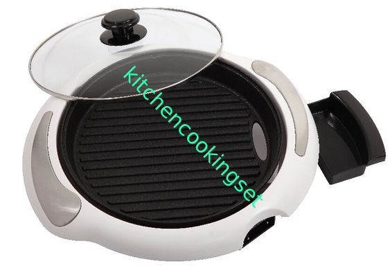 11 de Binnen Elektrische Bbq Grill van de duimlijst, Kleine Binnengrill met het Dienblad van de Oliedruppel