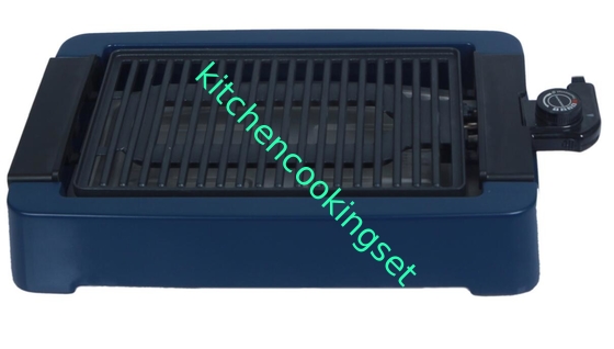 Veilige Elektrische Kokende Grill met Afneembare Grillplaat, Regelbare Temperatuurcontrole