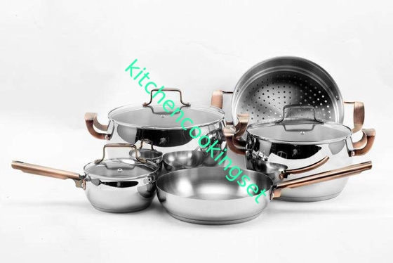 ECO - De vriendschappelijke Nonstick van de het Voedselrang Ss410 van Cookware Vastgestelde Professionele Prestaties